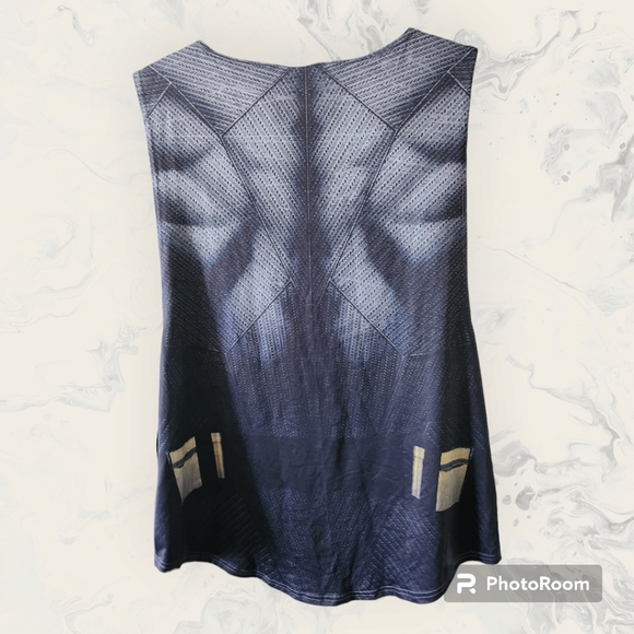 💎Rare Blackmilk Batman V Superman Sleveless Muscle Top Size S EUC - Picture 2 of 4